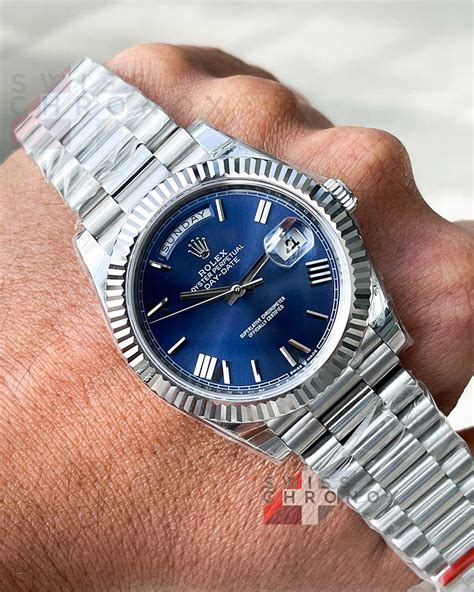 rolex day-date 40 228239|Rolex Day-Date diamond dial.